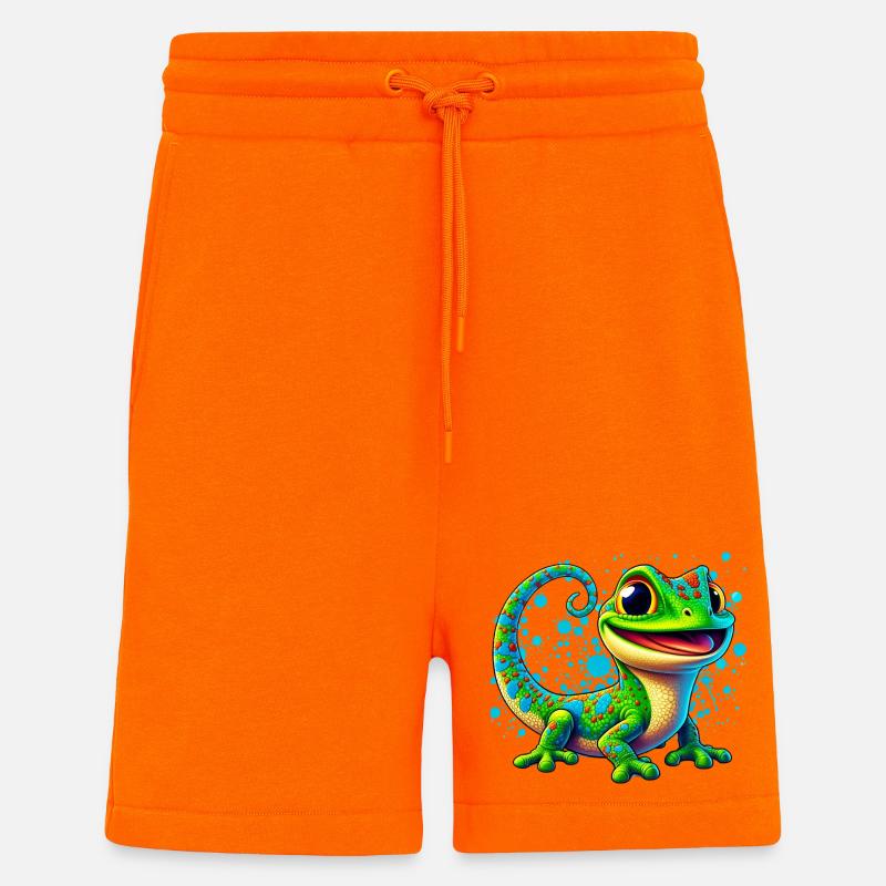 Gecko - Short bio décontracté fabriqué en UE - SUNSET ORANGE