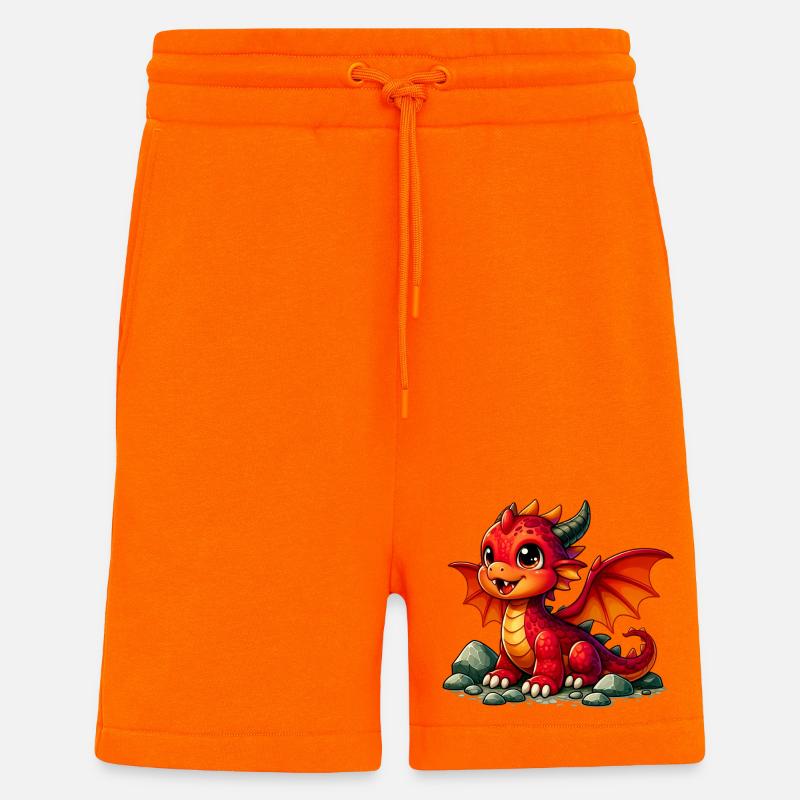 Drache - Shorts - made by SPREAD - SUNSET ORANGE
