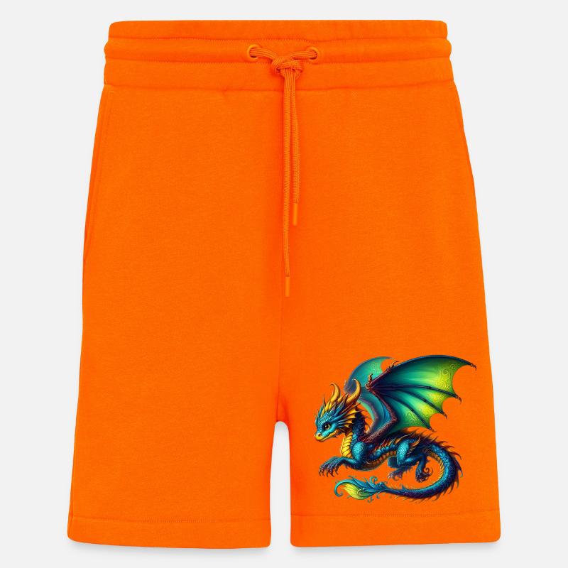 Dragon - Short bio décontracté fabriqué en UE - SUNSET ORANGE