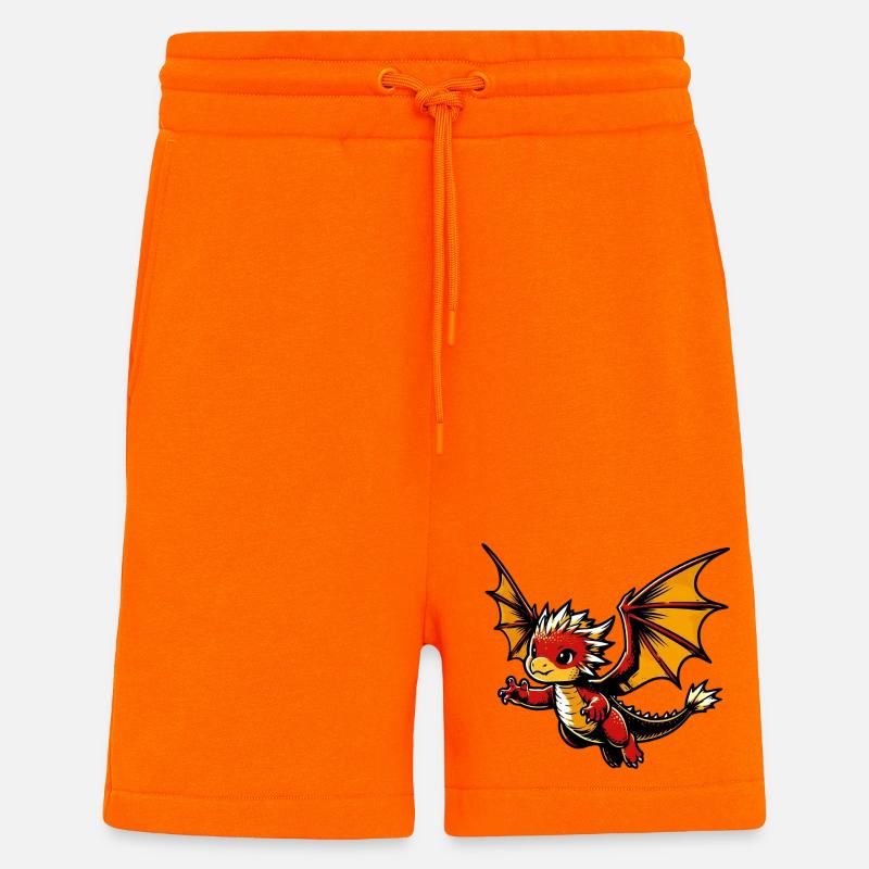 Drache - Shorts - made by SPREAD - SUNSET ORANGE
