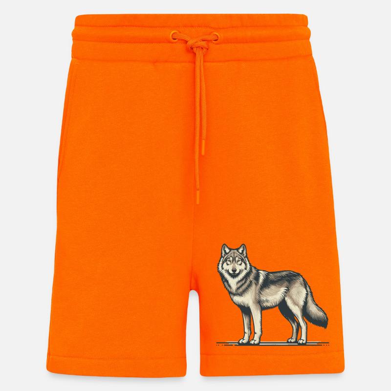 Wolf - Shorts - made by SPREAD - SUNSET ORANGE