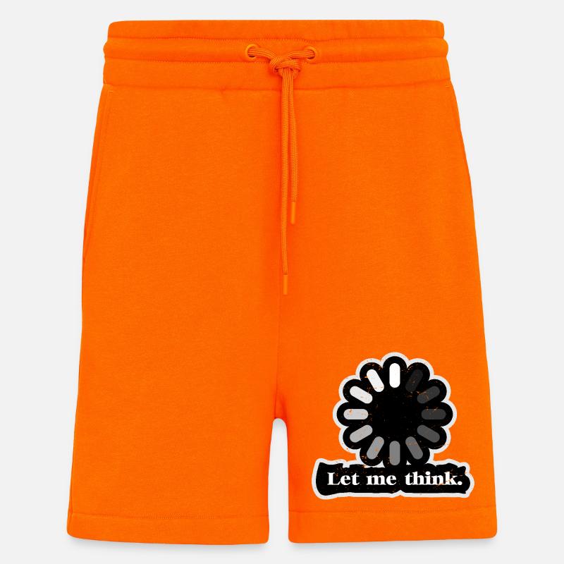 Let Me Think Loader - Shorts - made by SPREAD - SUNSET ORANGE
