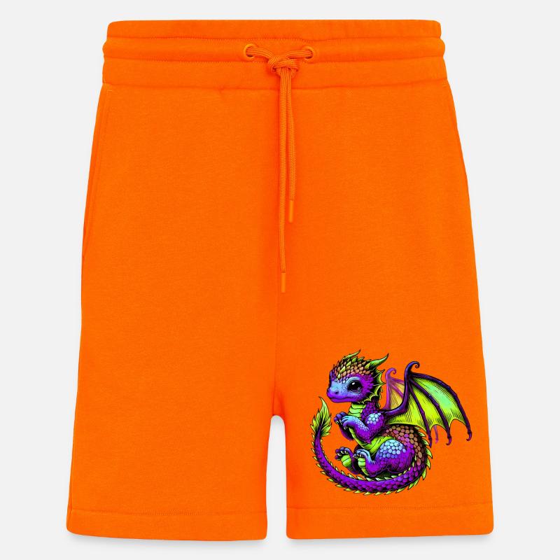 Drache - Shorts - made by SPREAD - SUNSET ORANGE