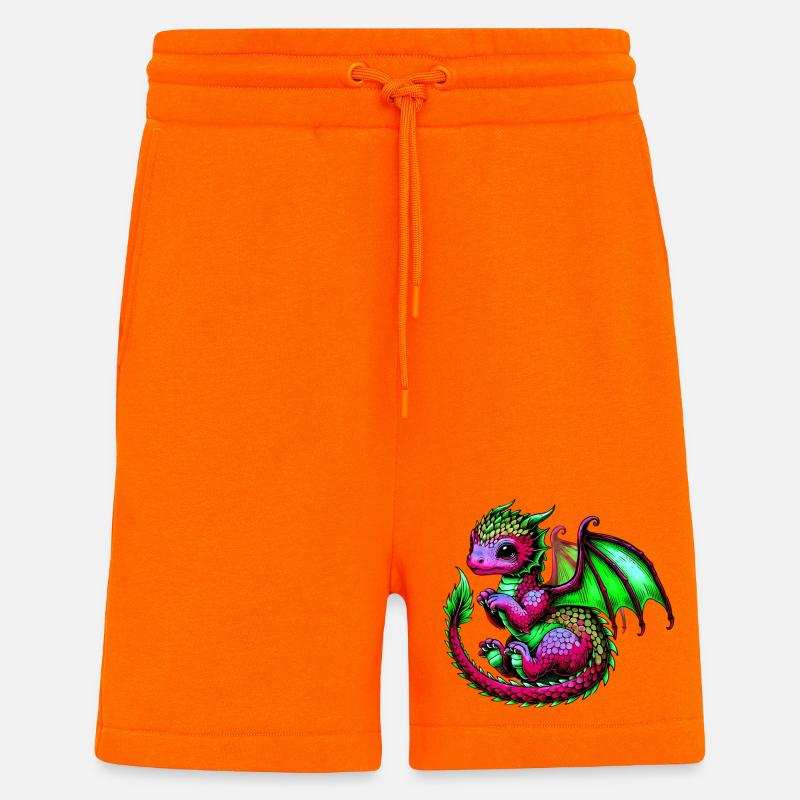 Drache - Shorts - made by SPREAD - SUNSET ORANGE
