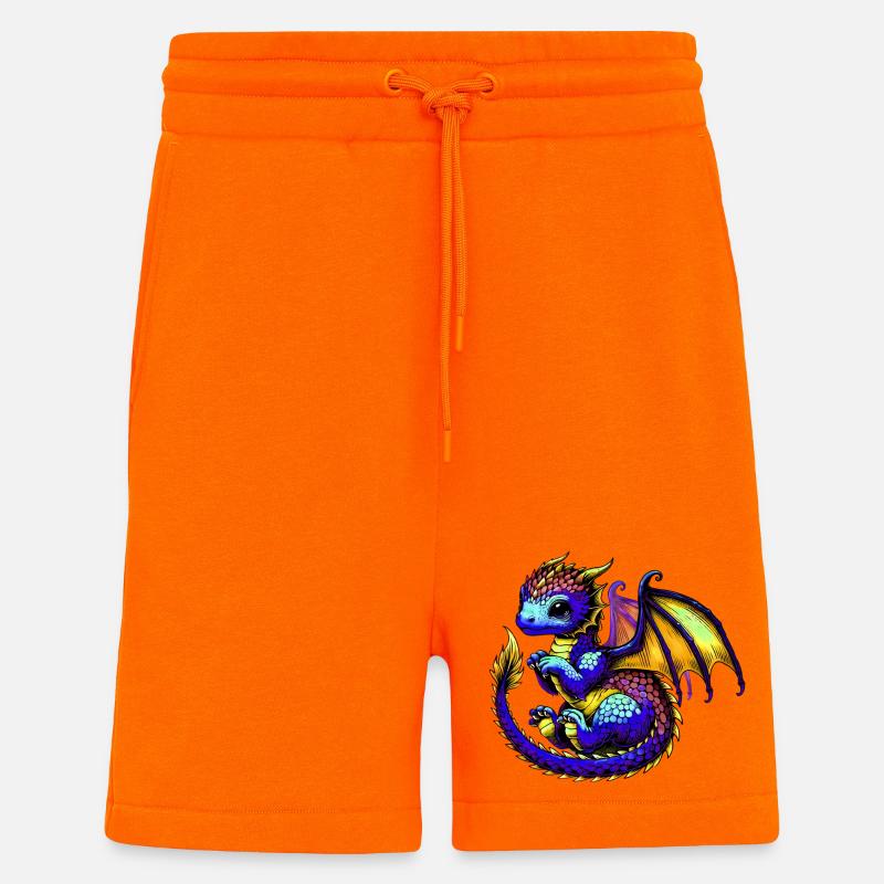 Drache - Shorts - made by SPREAD - SUNSET ORANGE