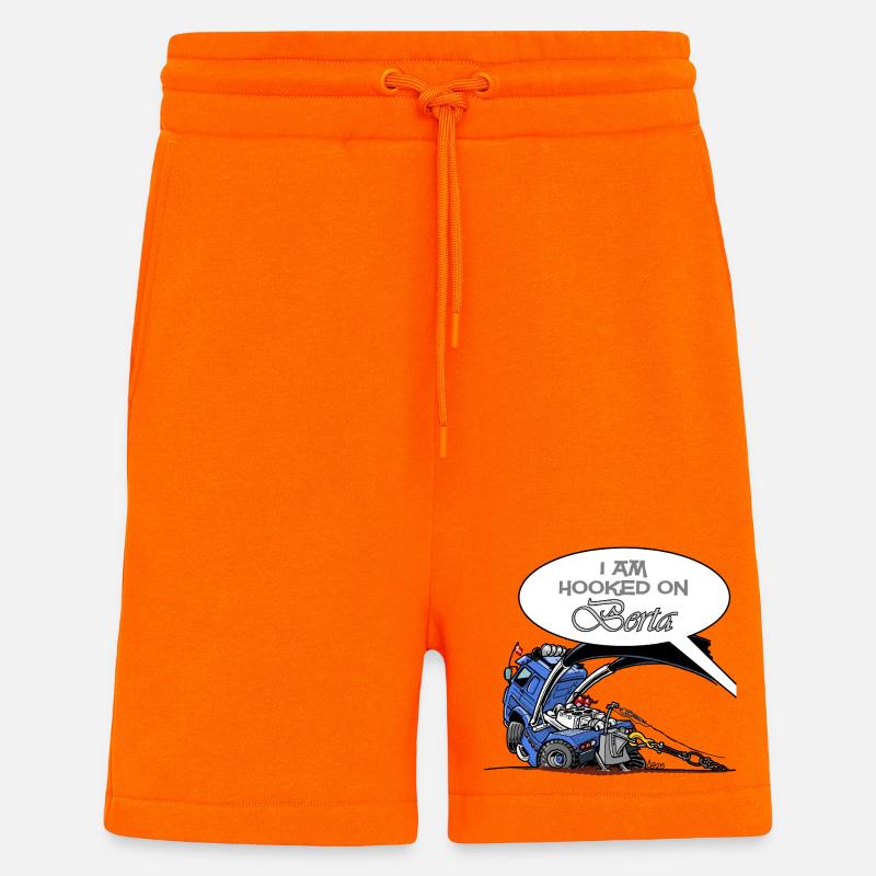 HookedOnBERTA - Shorts - made by SPREAD - SUNSET ORANGE