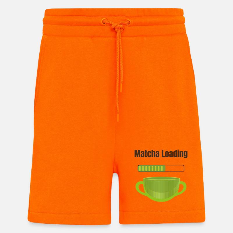 Matcha Loading - Shorts - made by SPREAD - SUNSET ORANGE