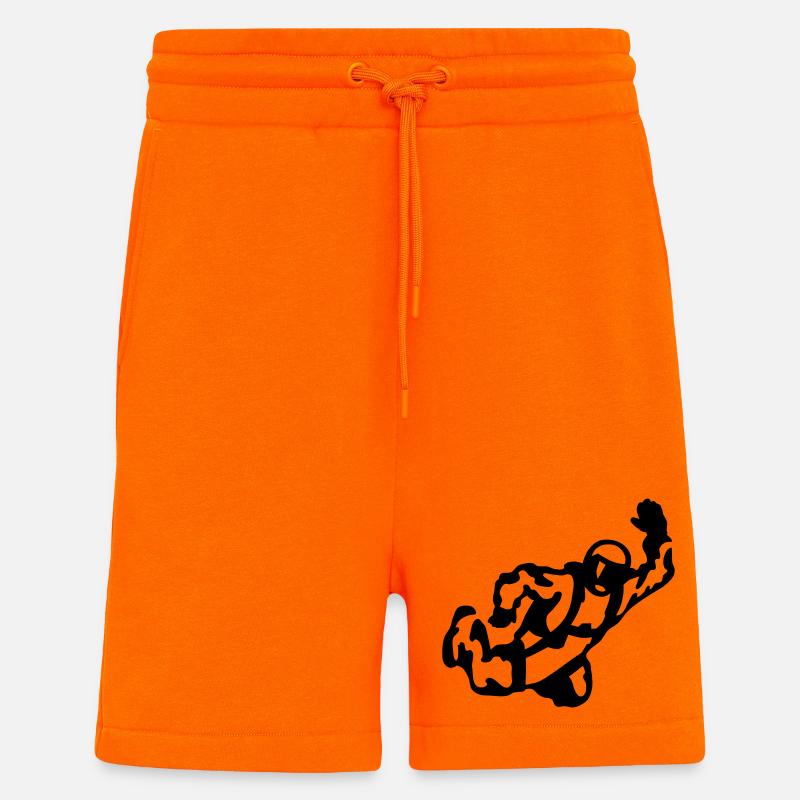 Skydive - Short bio décontracté fabriqué en UE - SUNSET ORANGE