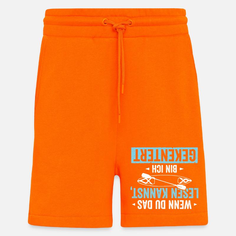 Kajak Ich bin Gekentert - Shorts - made by SPREAD - SUNSET ORANGE