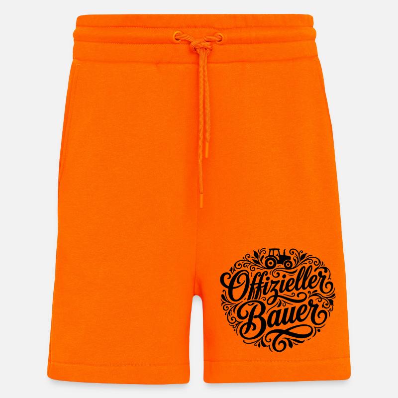 Offizieller Bauer - Shorts - made by SPREAD - SUNSET ORANGE