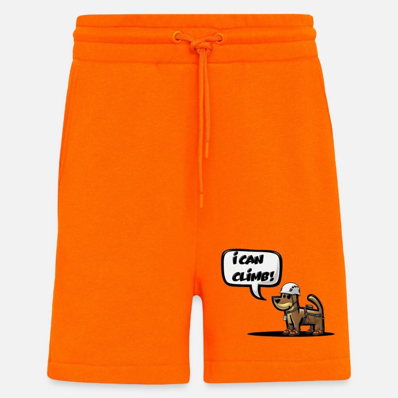 I CAN CLIMB! - Shorts - made by SPREAD - SUNSET ORANGE