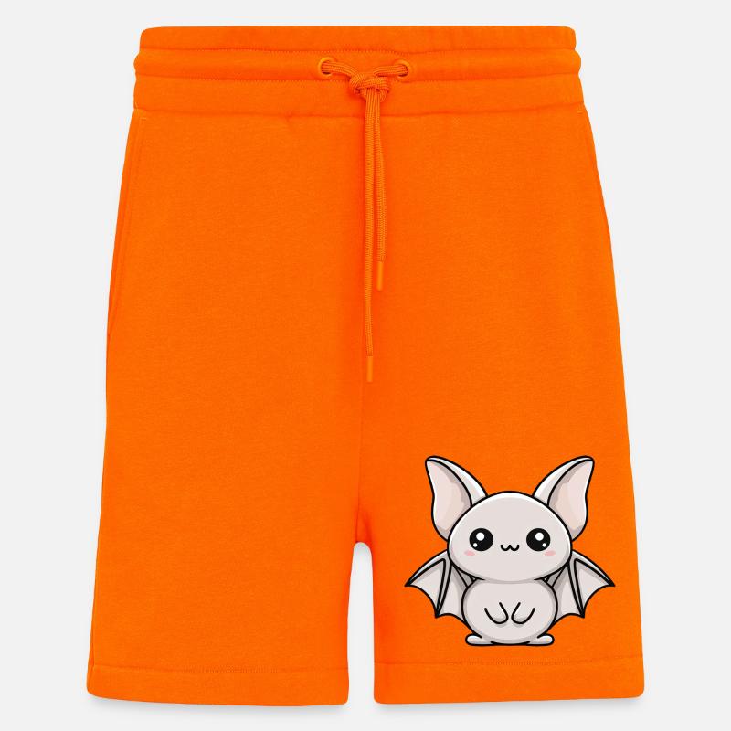pipistrello - Pantaloncini ecologici casual Made in UE - SUNSET ORANGE