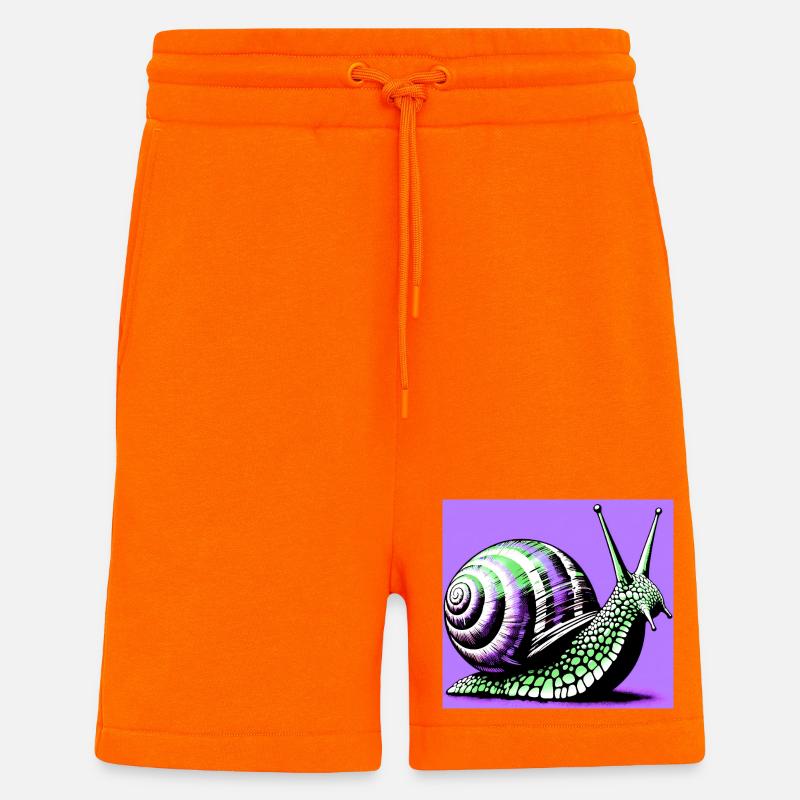 Snail - Shorts - made by SPREAD - SUNSET ORANGE