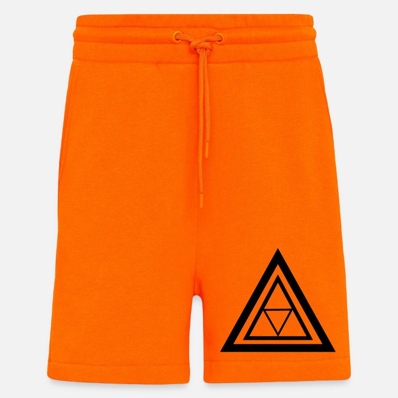 Modern abstract design - Shorts - made by SPREAD - SUNSET ORANGE
