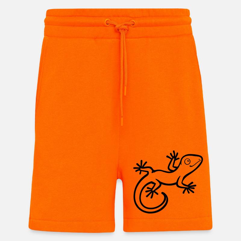 lizard - Shorts - made by SPREAD - SUNSET ORANGE