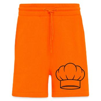 Chef Hat Vector Icon Design - Shorts - made by SPREAD - SUNSET ORANGE - Front