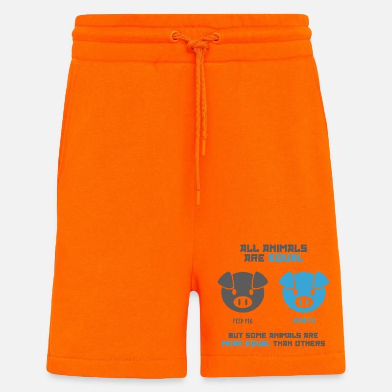 Futterschwein, Eichelschwein - Shorts - made by SPREAD - SUNSET ORANGE