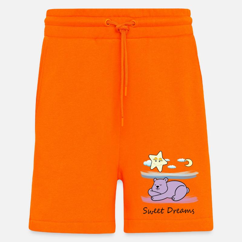Süßer Teddybär - Shorts - made by SPREAD - SUNSET ORANGE