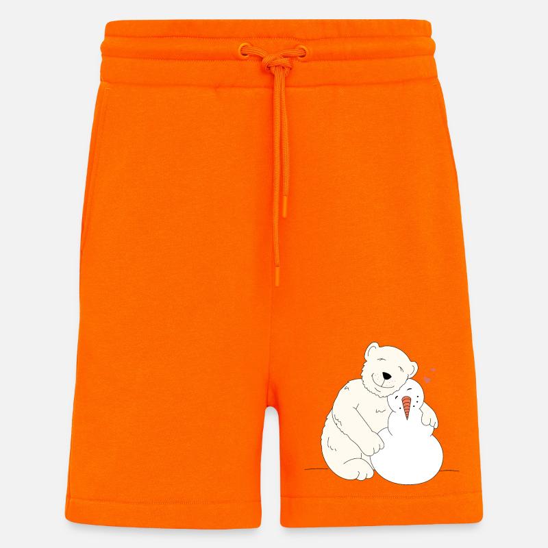 Beste Freunde - Shorts - made by SPREAD - SUNSET ORANGE