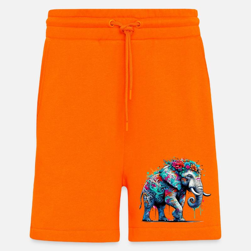 Elefant - Shorts - made by SPREAD - SUNSET ORANGE
