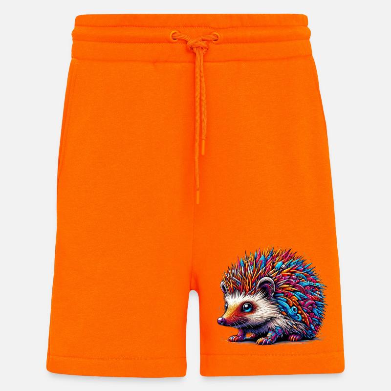 Hedgehog - Shorts - made by SPREAD - SUNSET ORANGE