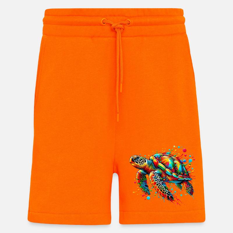 Schildkröte - Shorts - made by SPREAD - SUNSET ORANGE