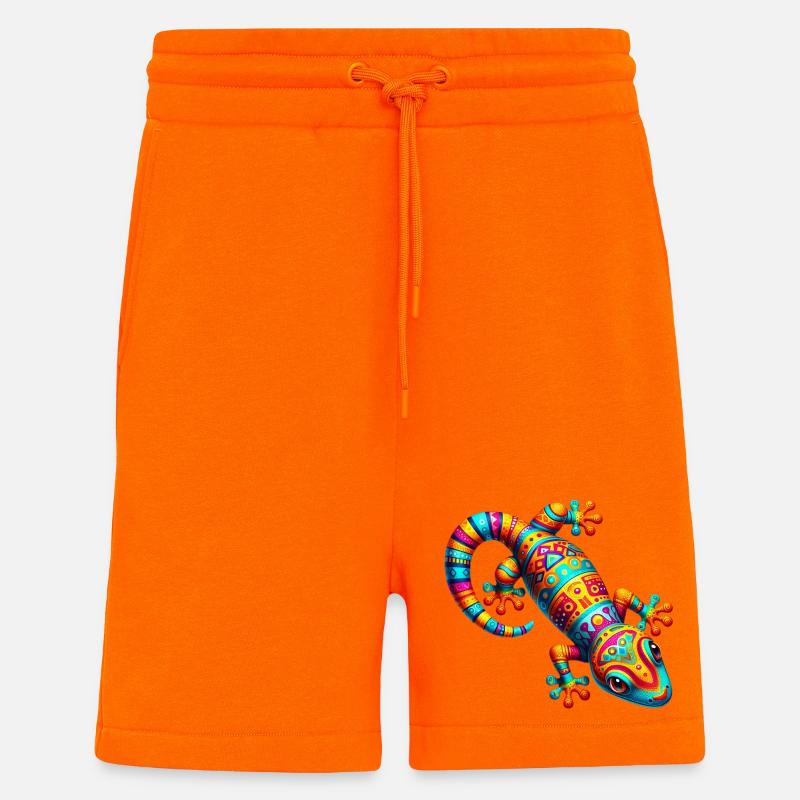 Gecko - Short bio décontracté fabriqué en UE - SUNSET ORANGE