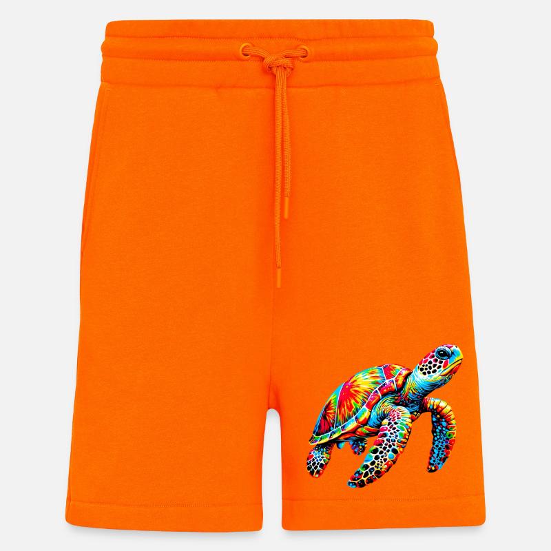Schildkröte - Shorts - made by SPREAD - SUNSET ORANGE