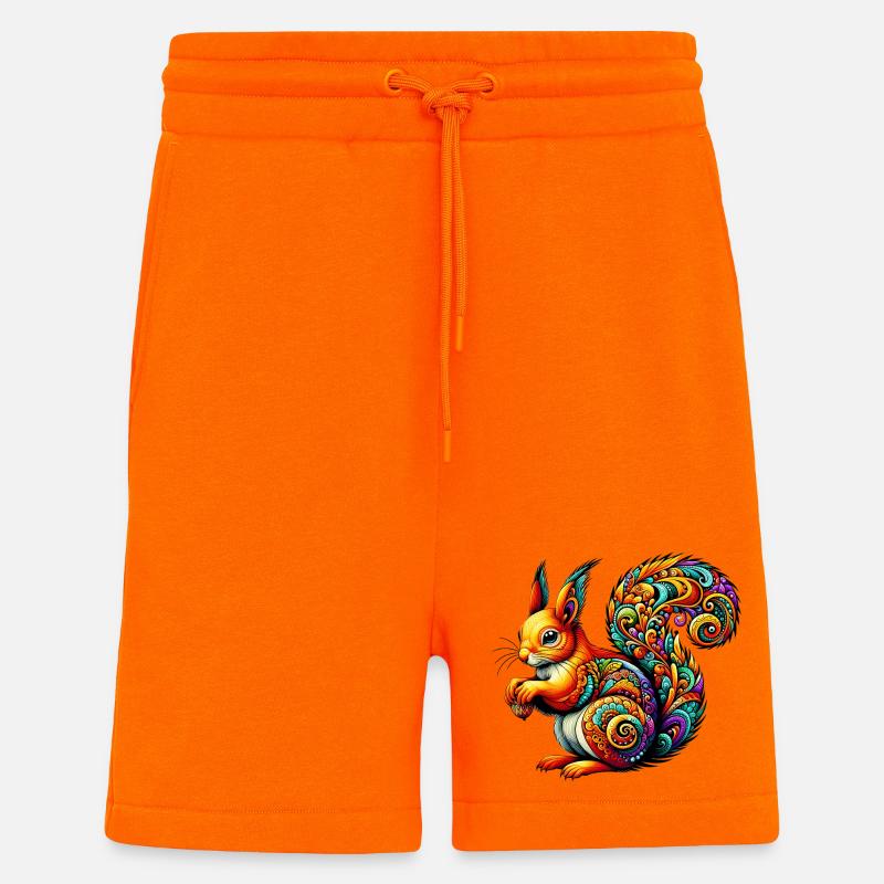 Eichhörnchen - Shorts - made by SPREAD - SUNSET ORANGE