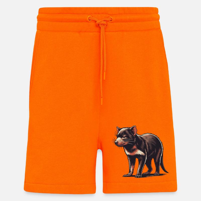 Tasmanian devil - Shorts - made by SPREAD - SUNSET ORANGE