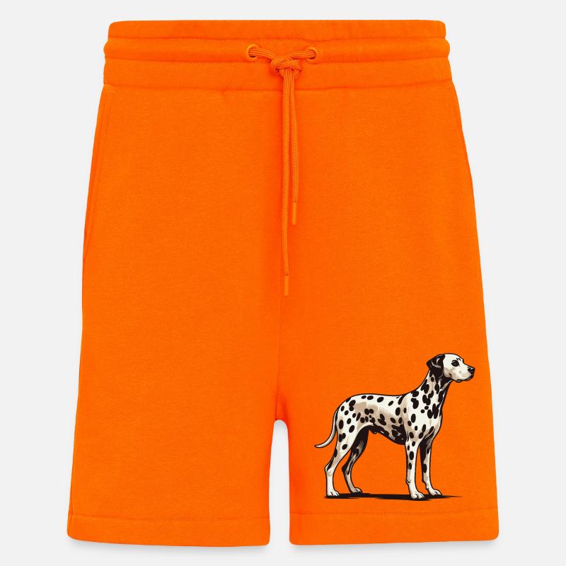 Dalmatian - Shorts - made by SPREAD - SUNSET ORANGE