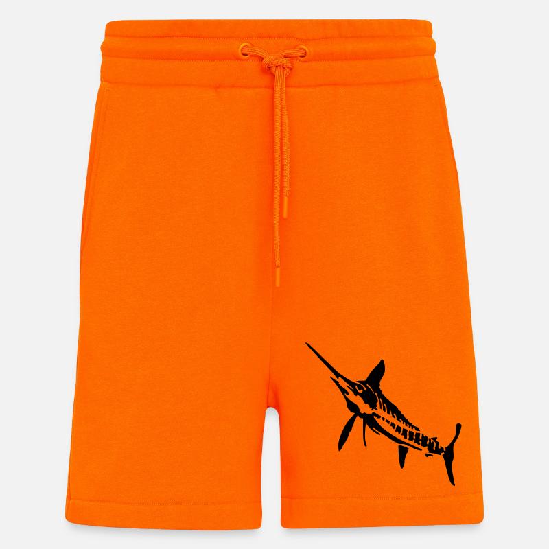 Marlin - Short bio décontracté fabriqué en UE - SUNSET ORANGE