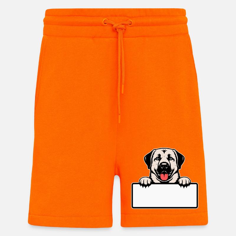 Kangal with shield to personalize - Shorts - made by SPREAD - SUNSET ORANGE