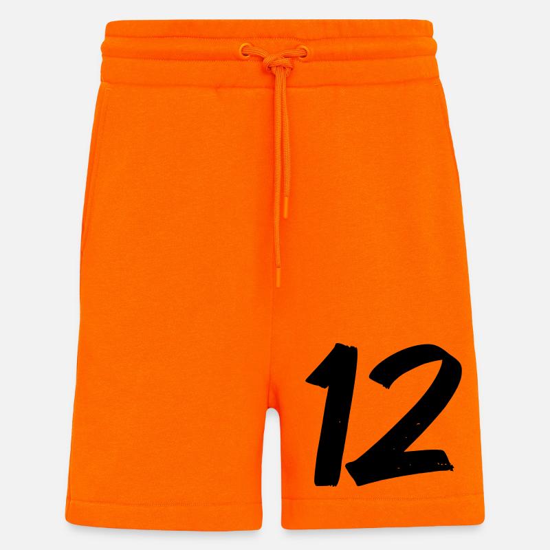 22 - Short bio décontracté fabriqué en UE - SUNSET ORANGE