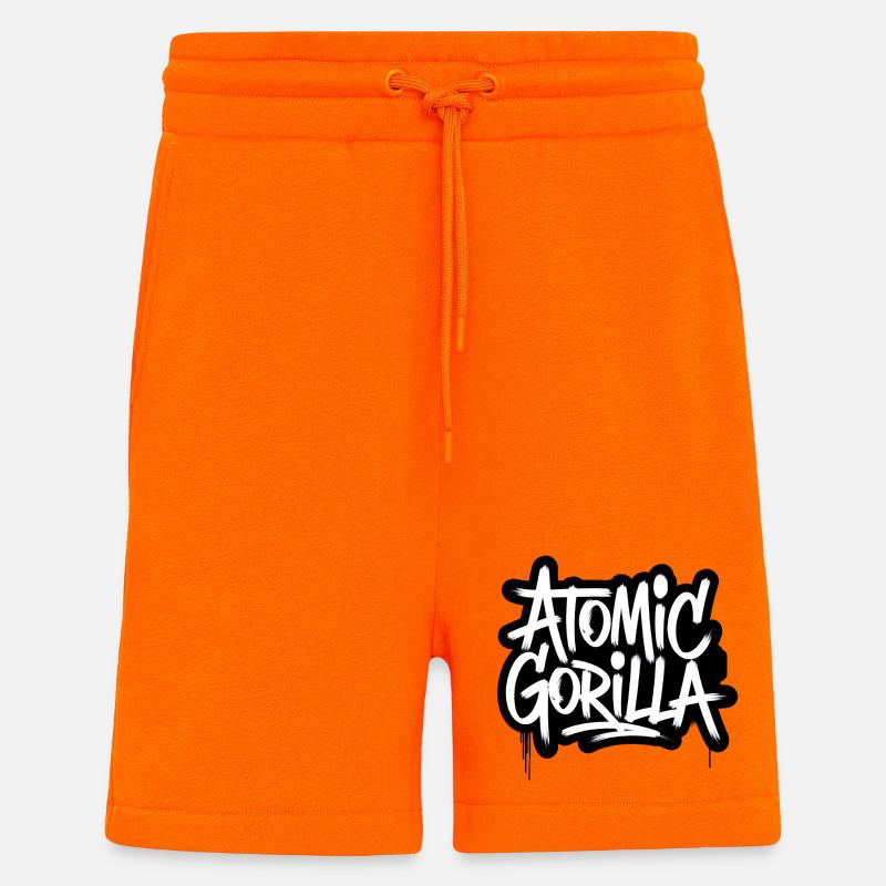 Atomic Gorilla - Shorts - made by SPREAD - SUNSET ORANGE