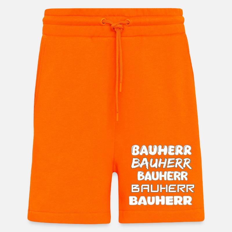 client - Short bio décontracté fabriqué en UE - SUNSET ORANGE