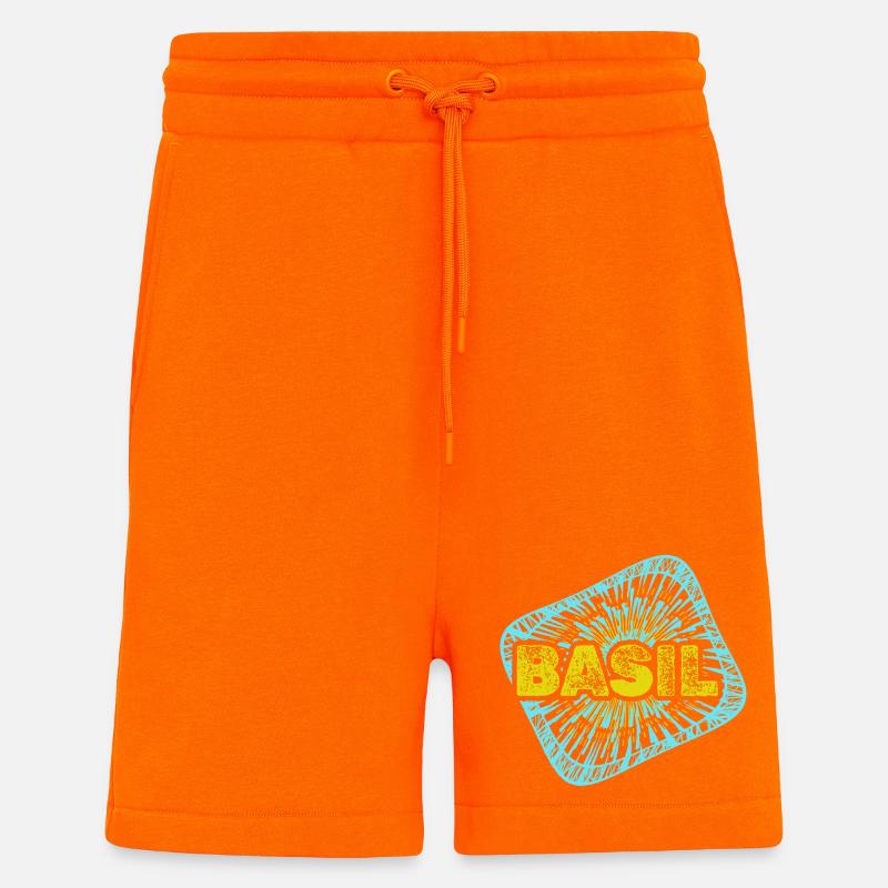 Basil as a hobby - Shorts - made by SPREAD - SUNSET ORANGE