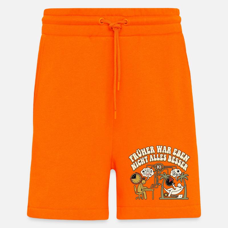 KI Liebhaber - Shorts - made by SPREAD - SUNSET ORANGE