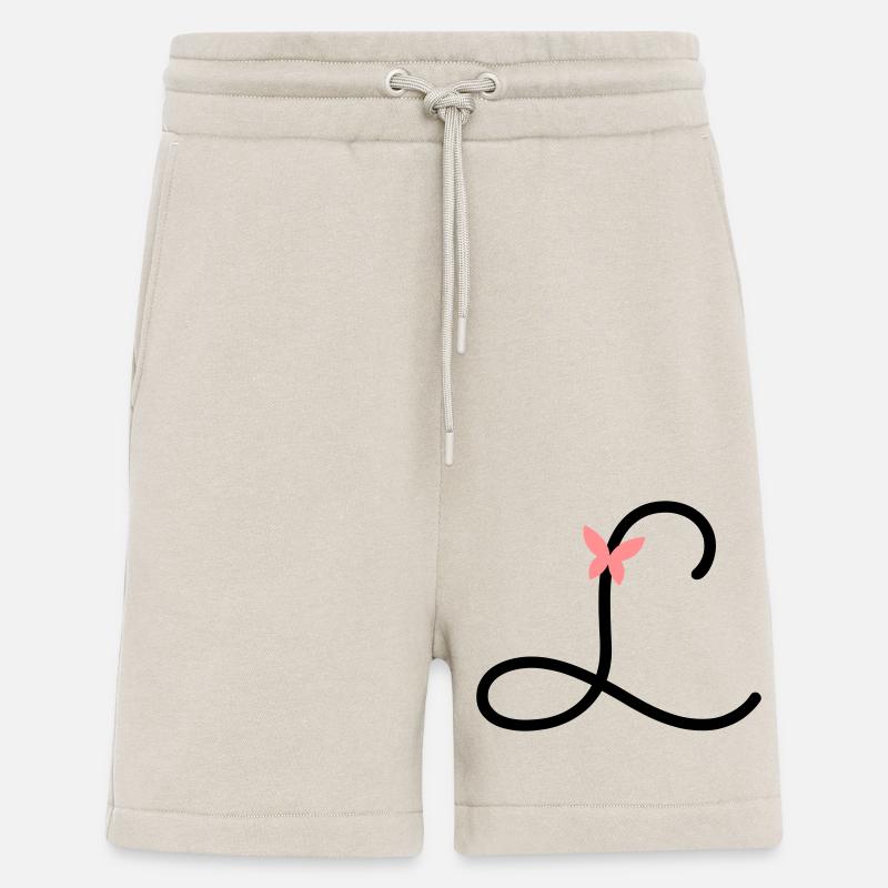 Buchstabe L Schmetterlingsbuchstabe - Shorts - made by SPREAD - WARM CLAY