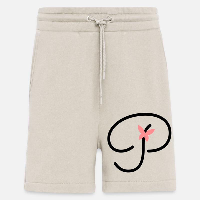 Buchstabe P Schmetterlingsbuchstabe - Shorts - made by SPREAD - WARM CLAY