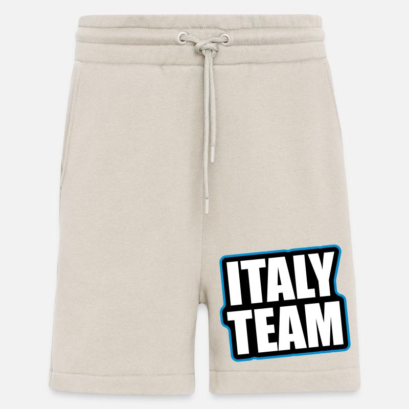 Italie Équipe Voyage Vacances - Short bio décontracté fabriqué en UE - WARM CLAY