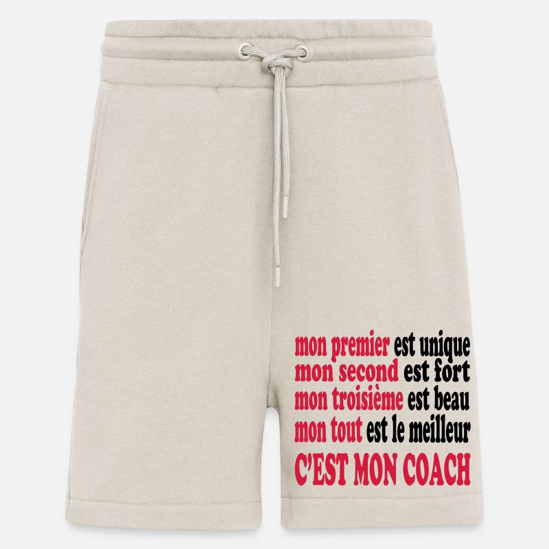 Mon COACH est beau - Short bio décontracté fabriqué en UE - WARM CLAY