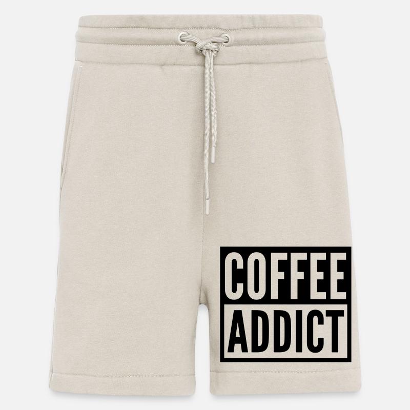 coffee addict - Shorts - made by SPREAD - WARM CLAY