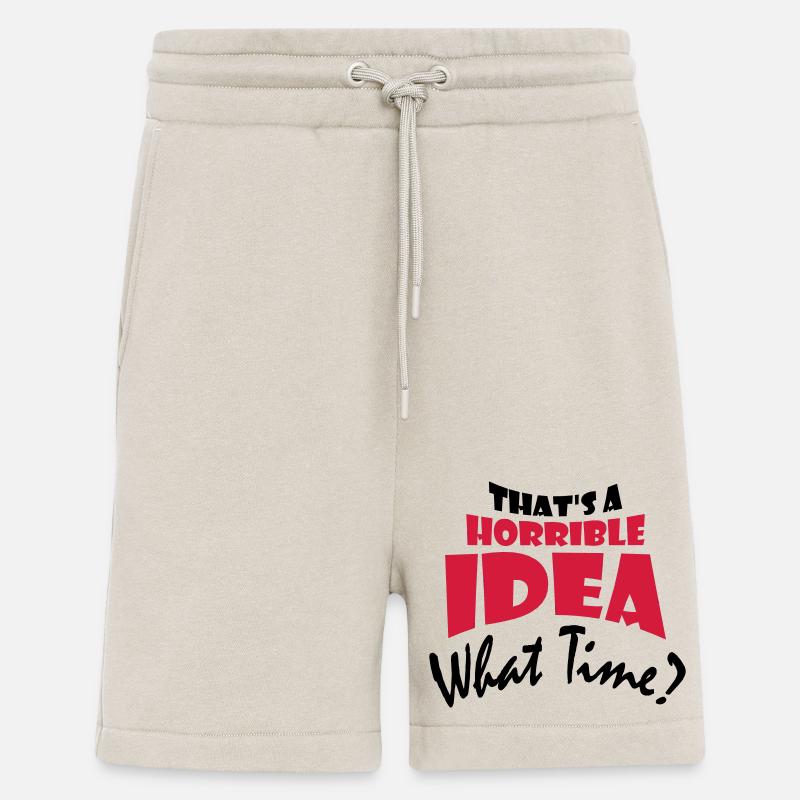 C’est une idée horrible - Short bio décontracté fabriqué en UE - WARM CLAY