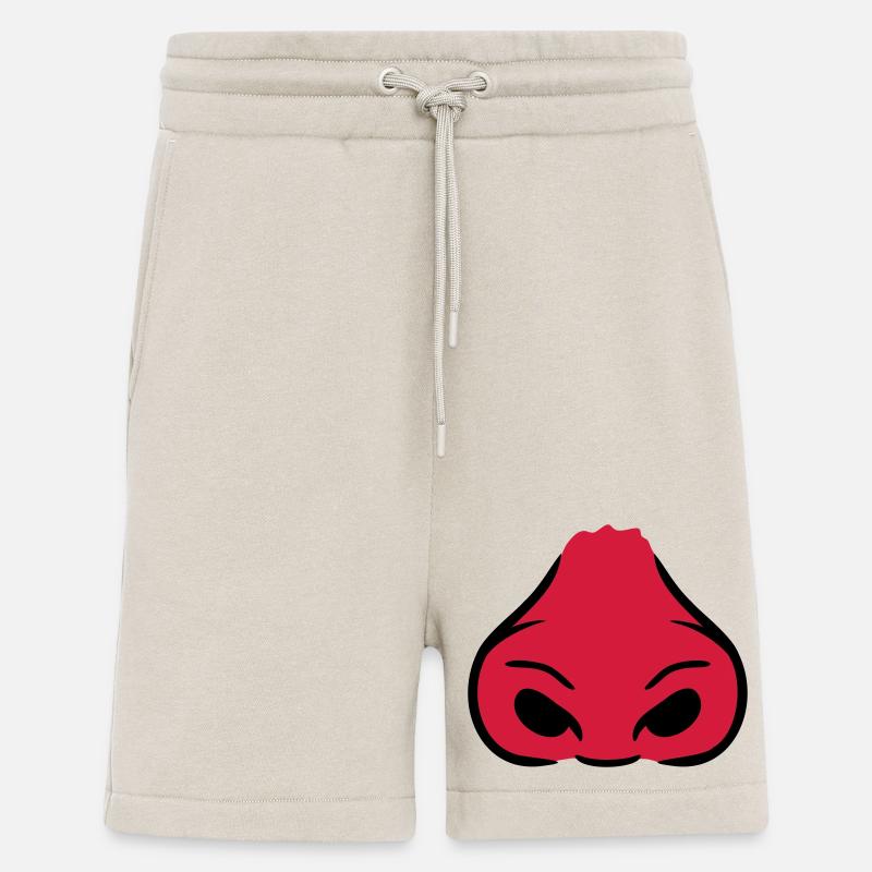 Nez rouge des grosses narines - Short bio décontracté fabriqué en UE - WARM CLAY