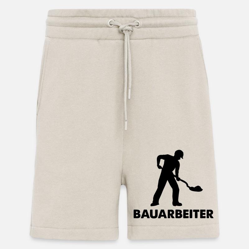 bauarbeiter baustelle 1 - Shorts - made by SPREAD - WARM CLAY