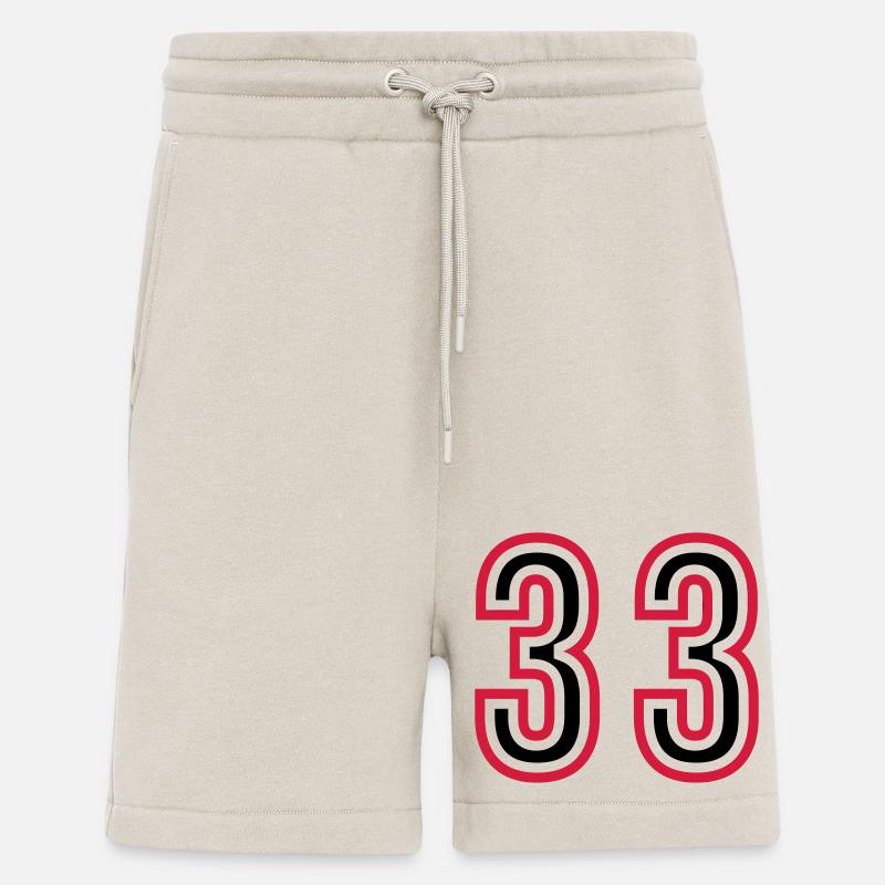 Maillot 33 Nombre d’années - Short bio décontracté fabriqué en UE - WARM CLAY