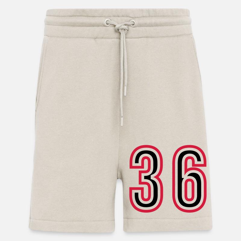 Maillot 36 Nombre d’années - Short bio décontracté fabriqué en UE - WARM CLAY