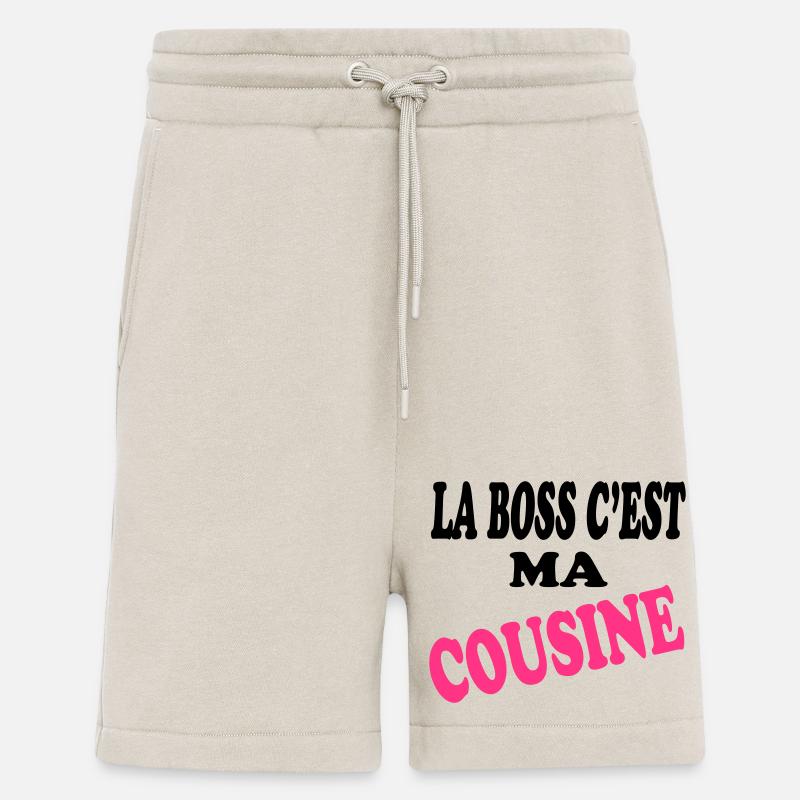 La meilleure c'est ma COUSINE - Short bio décontracté fabriqué en UE - WARM CLAY