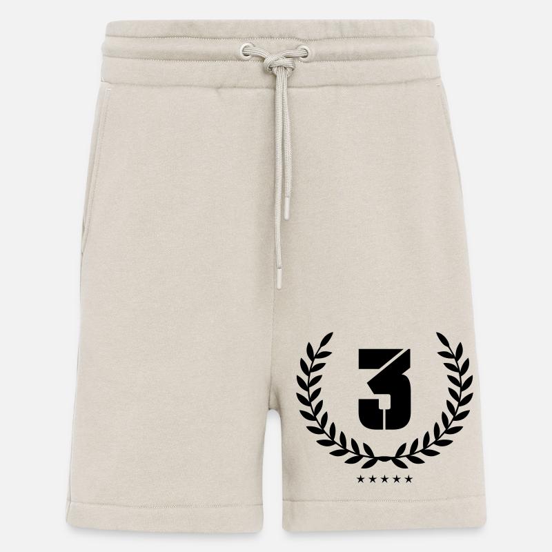 Couronne 3 - Short bio décontracté fabriqué en UE - WARM CLAY